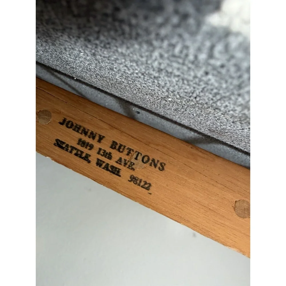 Johnny Buttons Spool Wood Thread Holder Hanging Rack Missing/Broken Spindles